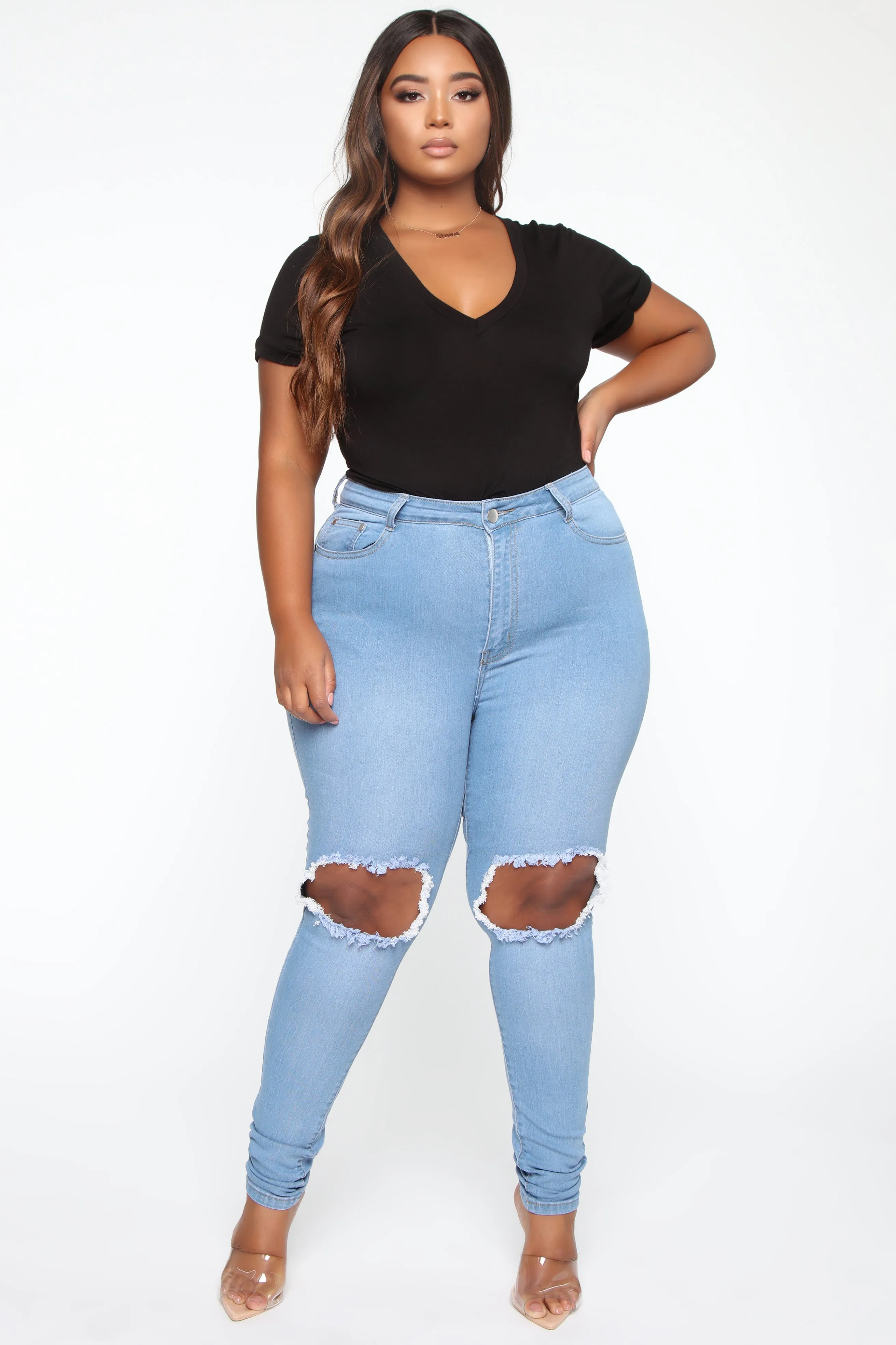 Blue Dream High Rise Jeans - Light Blue Wash