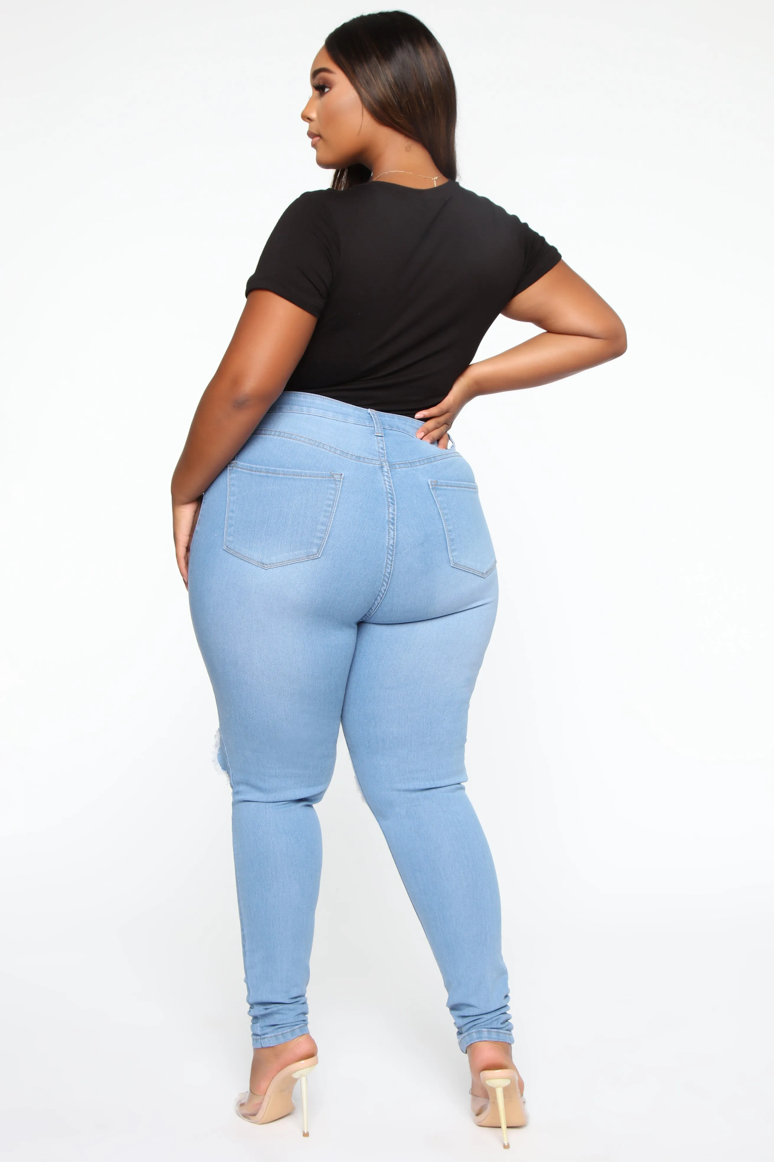 Blue Dream High Rise Jeans - Light Blue Wash