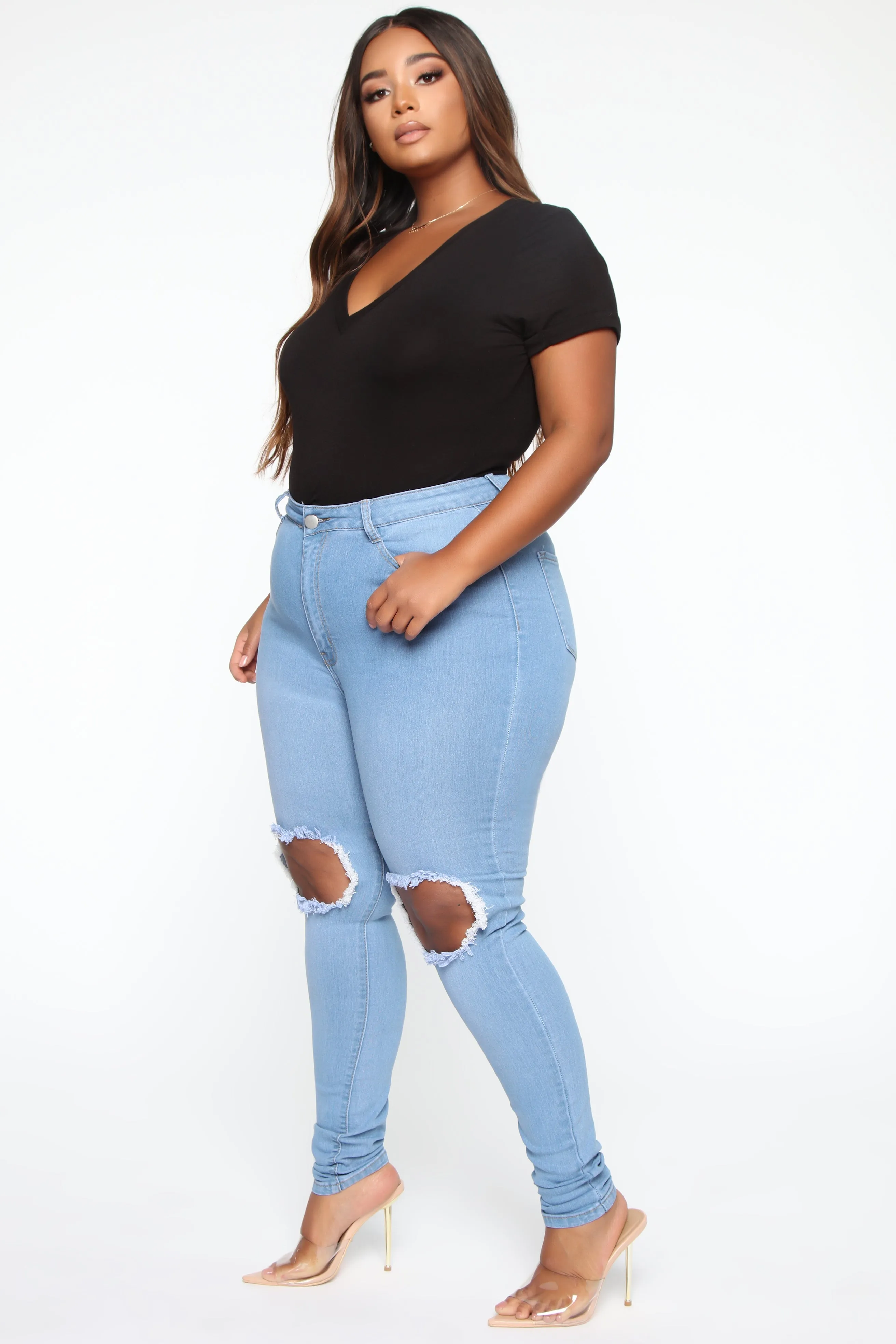 Blue Dream High Rise Jeans - Light Blue Wash