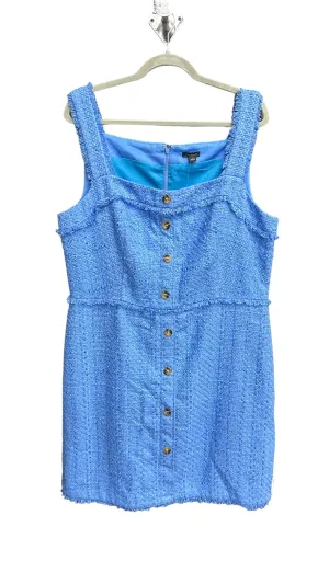 Blue Dress Casual Short Ann Taylor, Size Xl