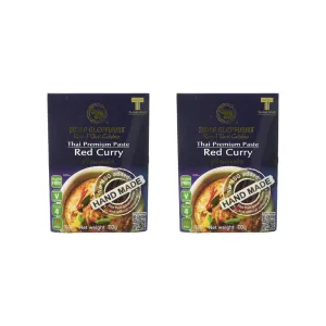 Blue Elephant Red Curry Paste 70g (Pack of 2) – Authentic Thai Red Curry Paste for Cooking