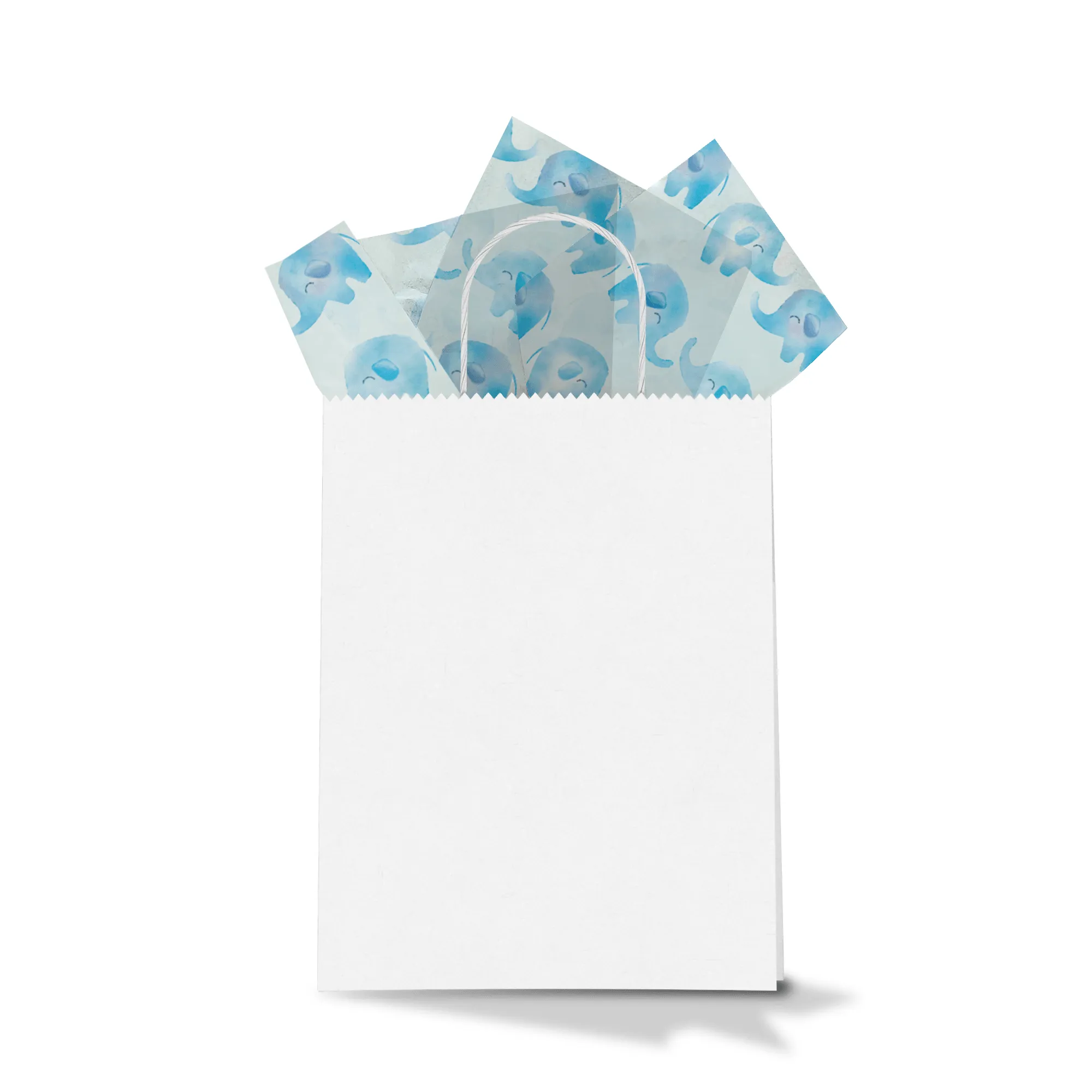 Blue Elephant Tissue Paper