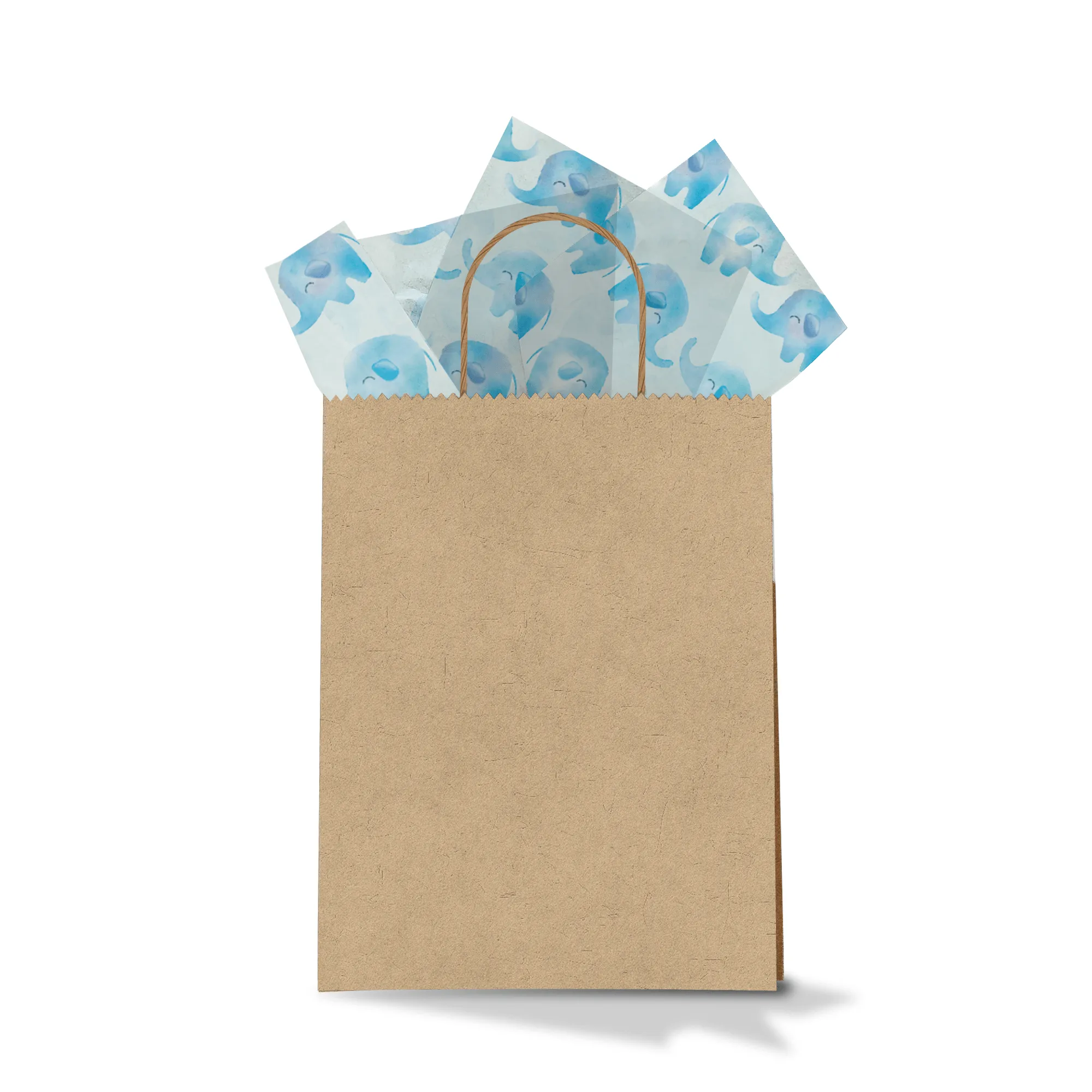 Blue Elephant Tissue Paper