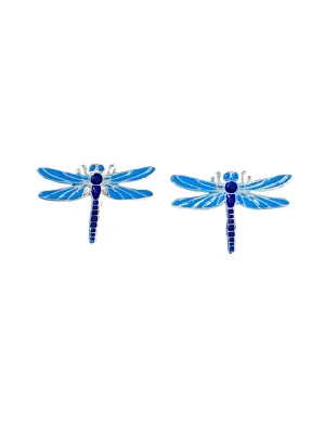 Blue Enamel Dragonfly Posts by Tomas