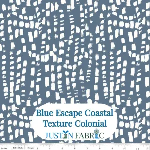 Blue Escape Coastal Texture Colonial Cotton Yardage by Lisa Audit | Riley Blake Designs