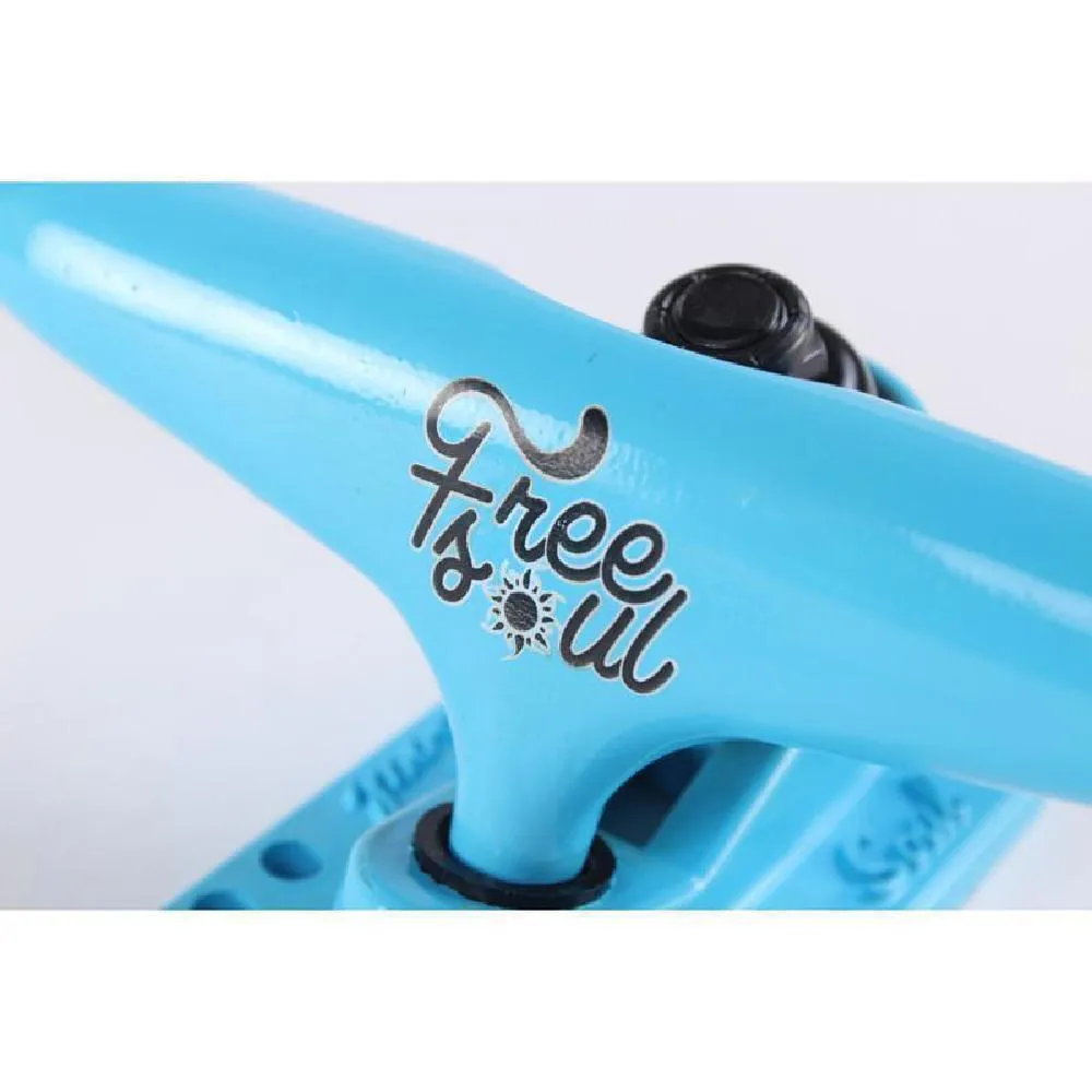 Blue Free Soul Skateboard Cruiser Trucks 5" set of 2