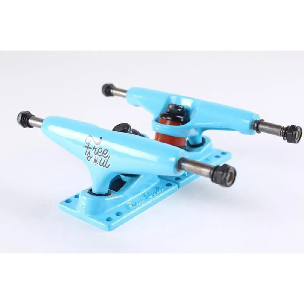 Blue Free Soul Skateboard Cruiser Trucks 5" set of 2