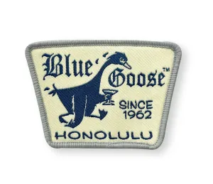 Blue Goose Iron On Patch