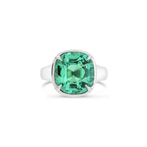 Blue-Green Tourmaline Ring