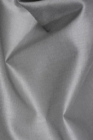 Blue Grey Cotton Silk Fabric