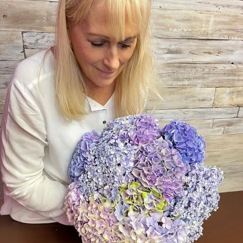 Blue Hydrangea Bouquet