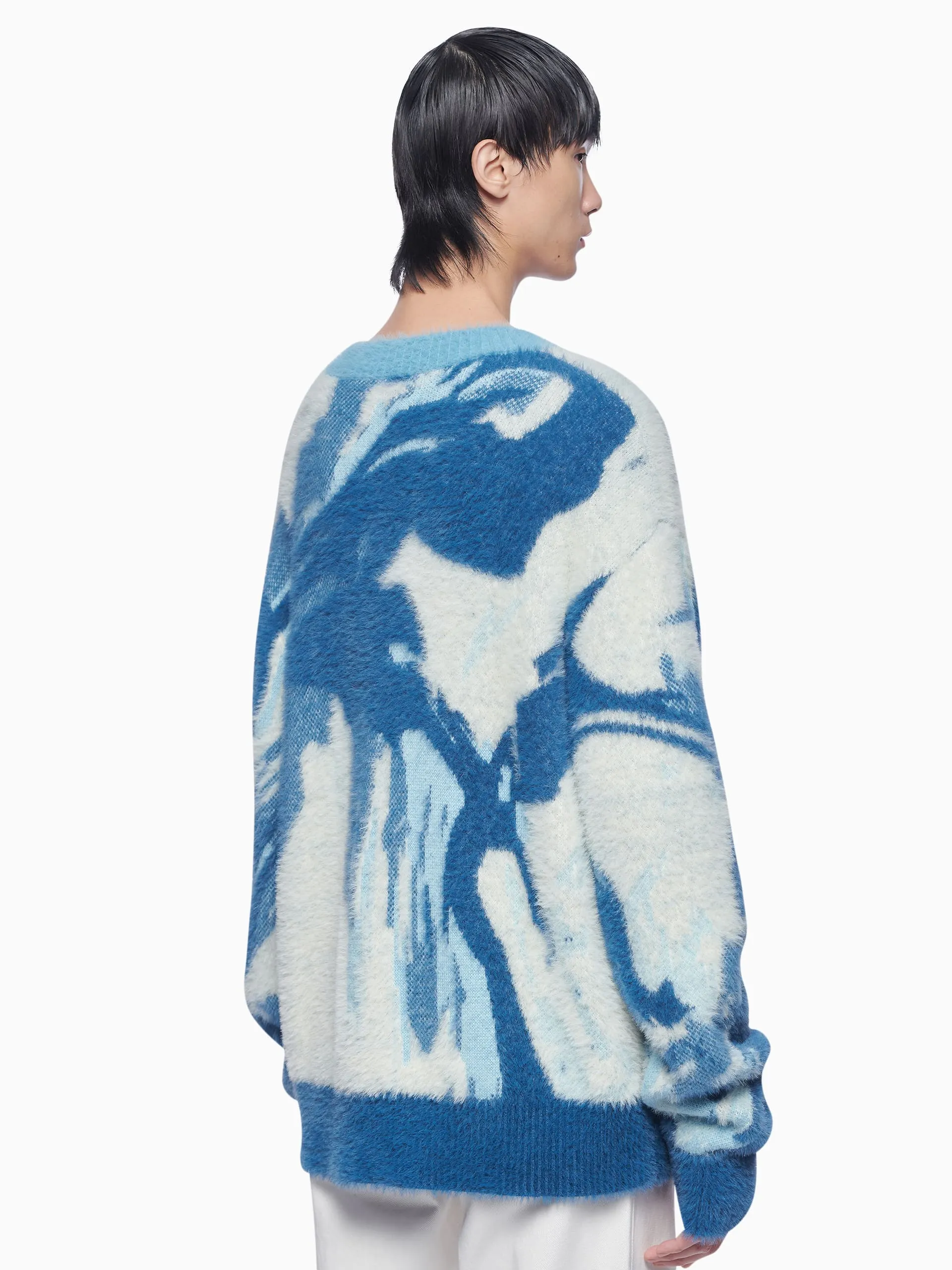 Blue Landscape Knit