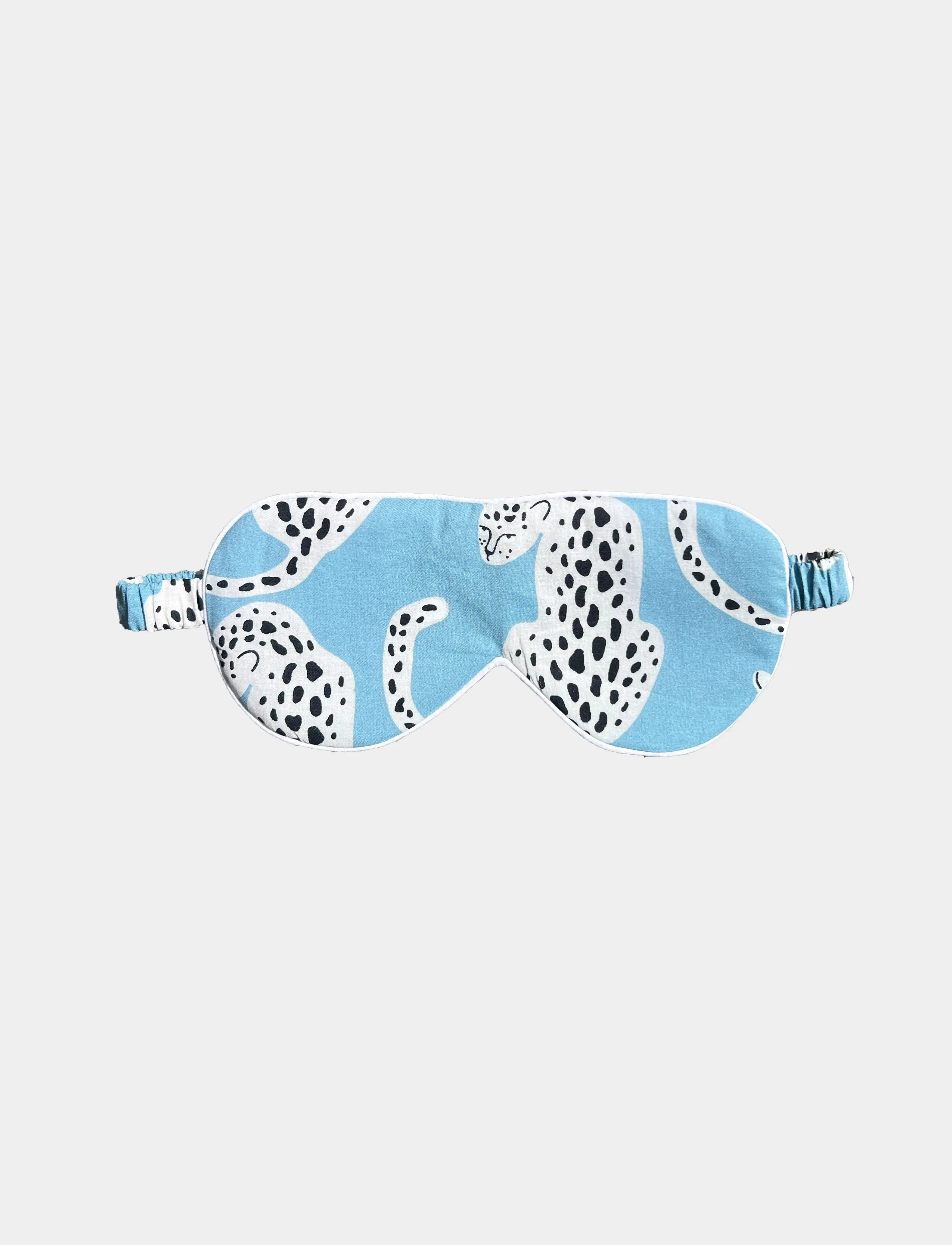 Blue Leopard Organic Cotton Sleep Mask