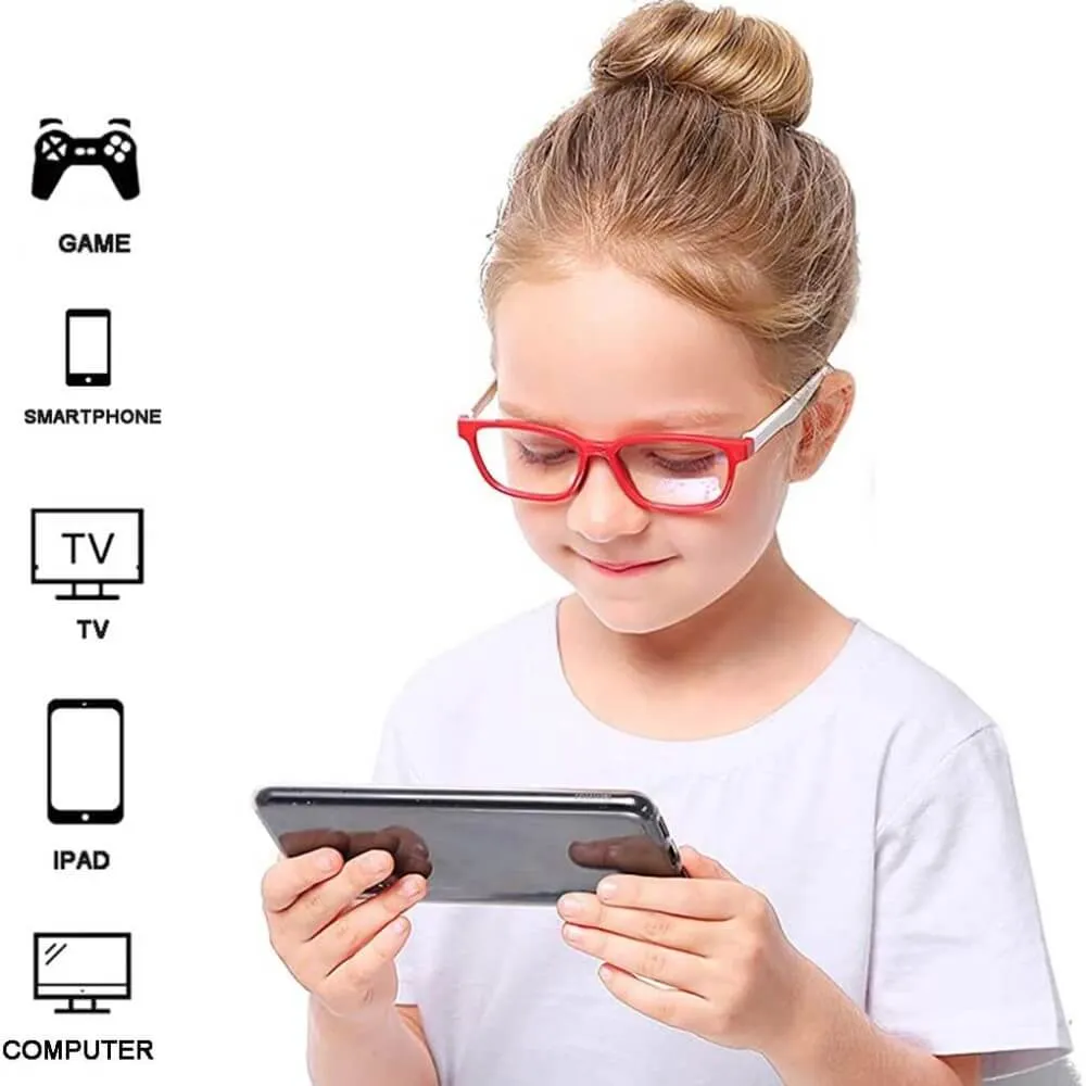 Blue Light Blocking Computer Screen Reading Glasses for Kids Ages [3-9] - Malik