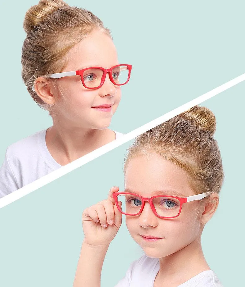 Blue Light Blocking Computer Screen Reading Glasses for Kids Ages [3-9] - Malik