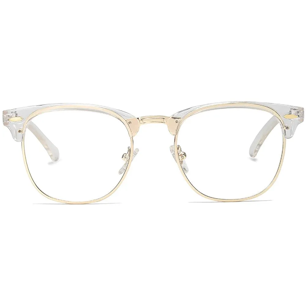 Blue Light Blocking Glasses for Computer Clubmaster Frame - Tiger