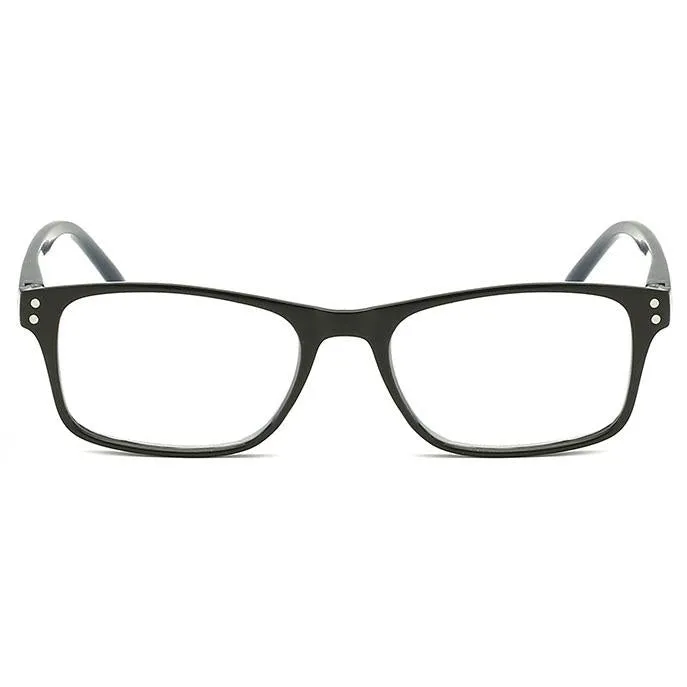 Blue Light Blocking Glasses for Computer Gaming - Milo Black