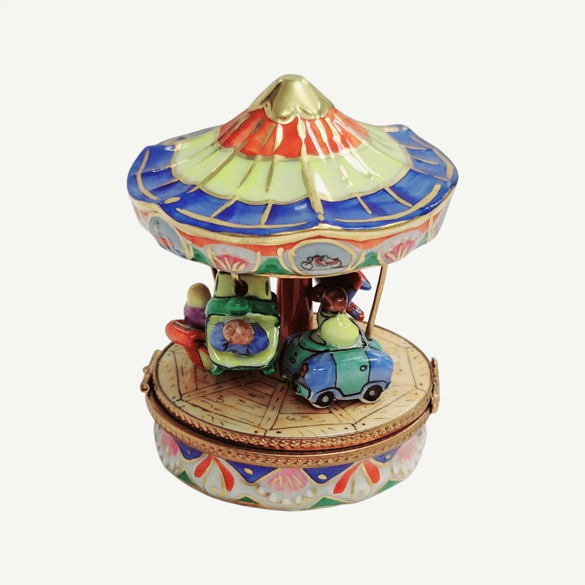 Blue Merry Go Round Carousel Carnival Ride