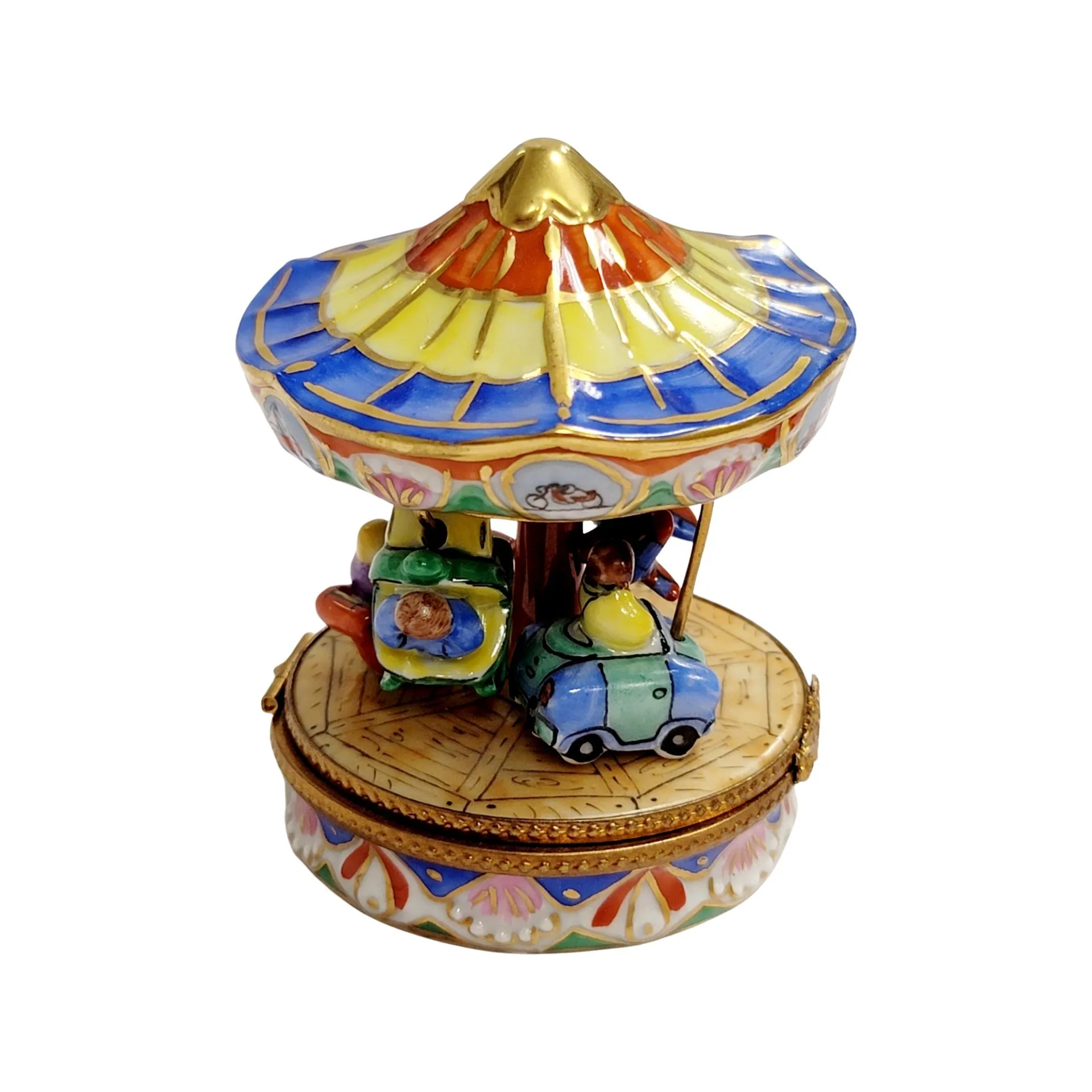 Blue Merry Go Round Carousel Carnival Ride