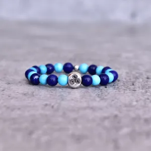 Blue Oasis - Lapis and Turquoise Bracelets