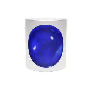 Blue Orb Metallic Mug (Silver / Gold)