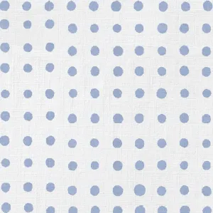 Blue Painted Dot Charger - (SQUARE)