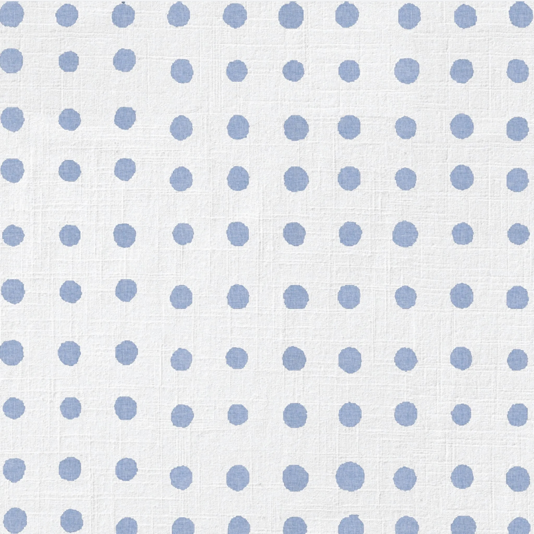 Blue Painted Dot Charger - (SQUARE)