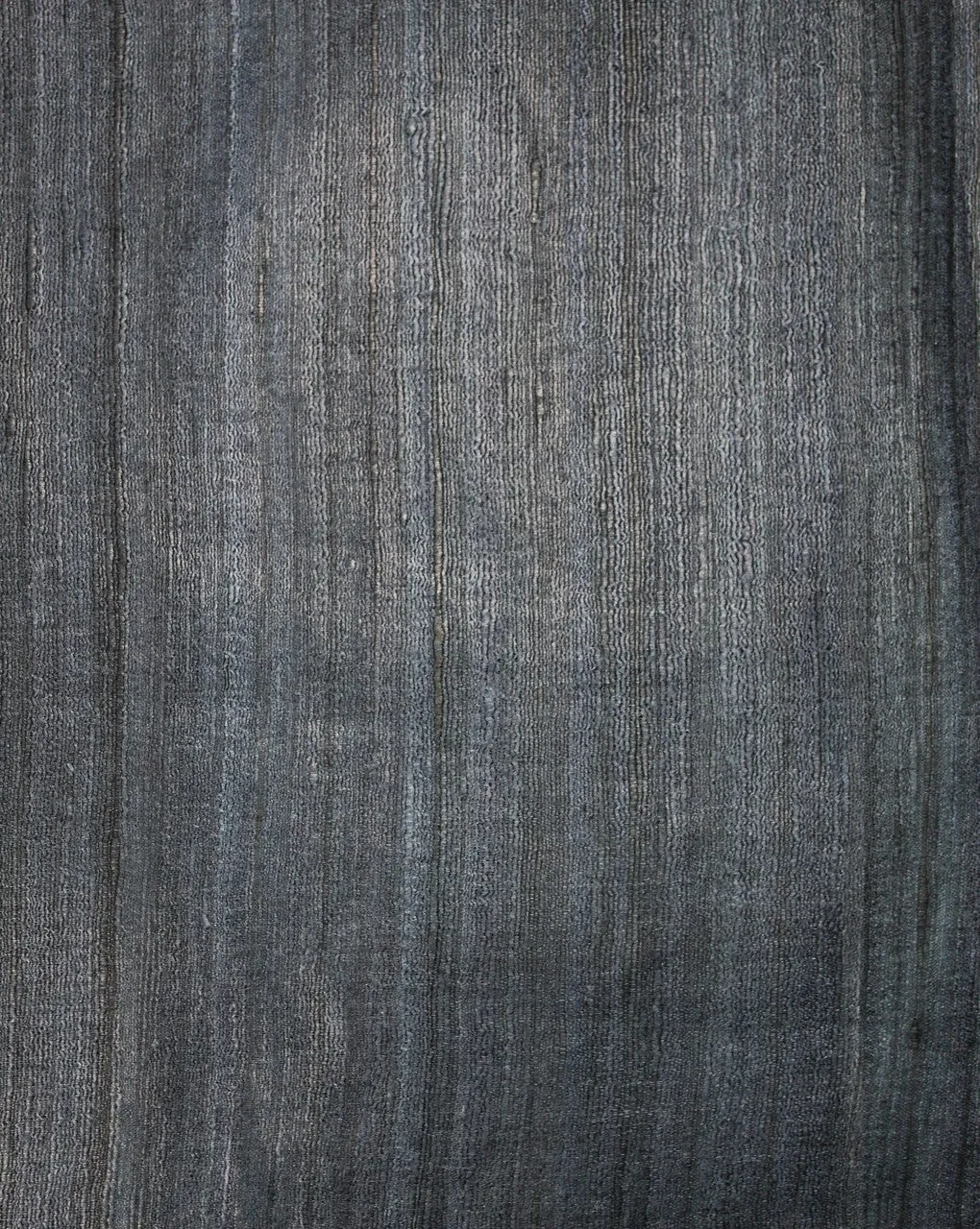 Blue Plain Raw Silk Fabric