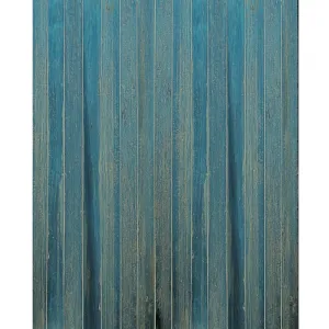 Blue Planks Printed Backdrop