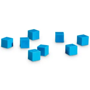 Blue Plastic Base Ten Components Set of 100