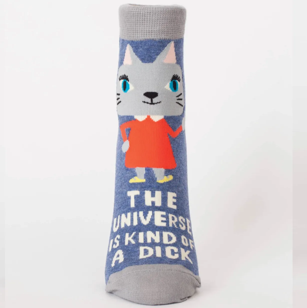 Blue Q Ankle Socks - The Universe Is A Dick