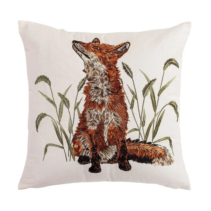 Blue Ridge Fox Deco Pillow