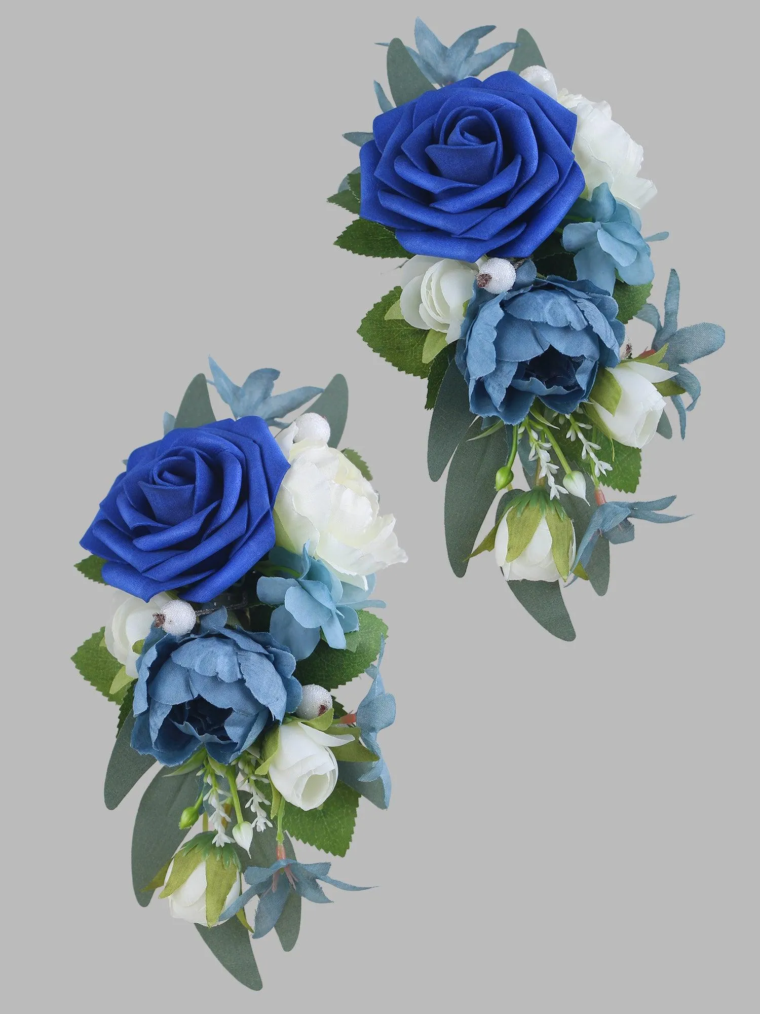 Blue Rose Shoulder Corsage