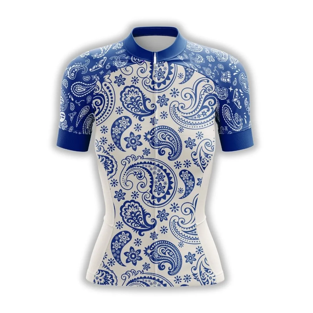 Blue Serenity | Women's Short Sleeve Cycling Set