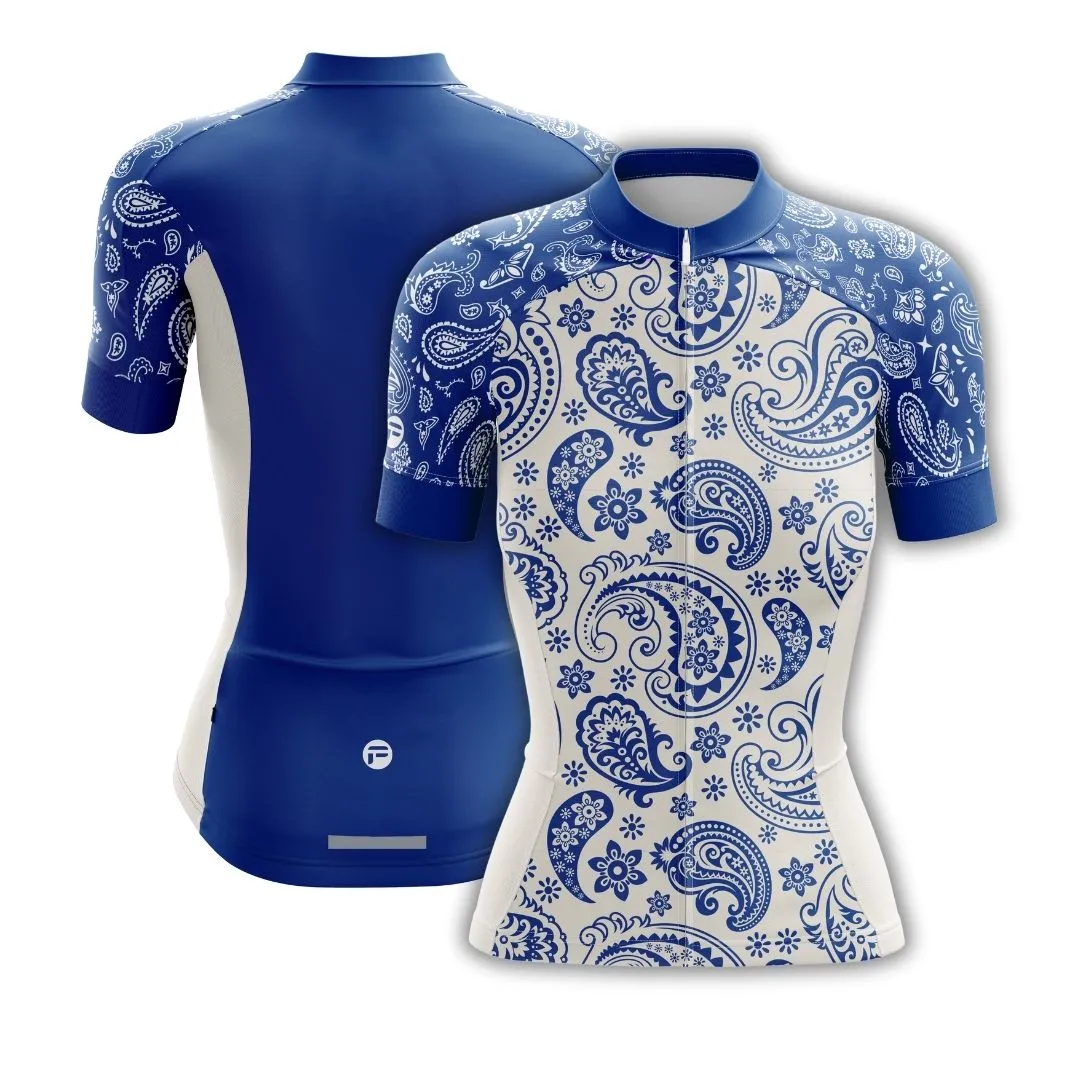 Blue Serenity | Women's Short Sleeve Cycling Set