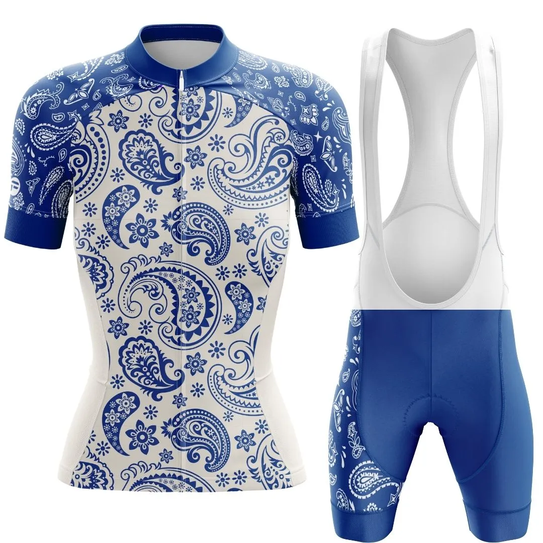 Blue Serenity | Women's Short Sleeve Cycling Set