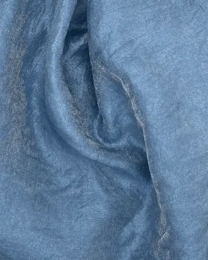 Blue Shimmer Fabric | Iridescent Washer Rayon Blend 54W