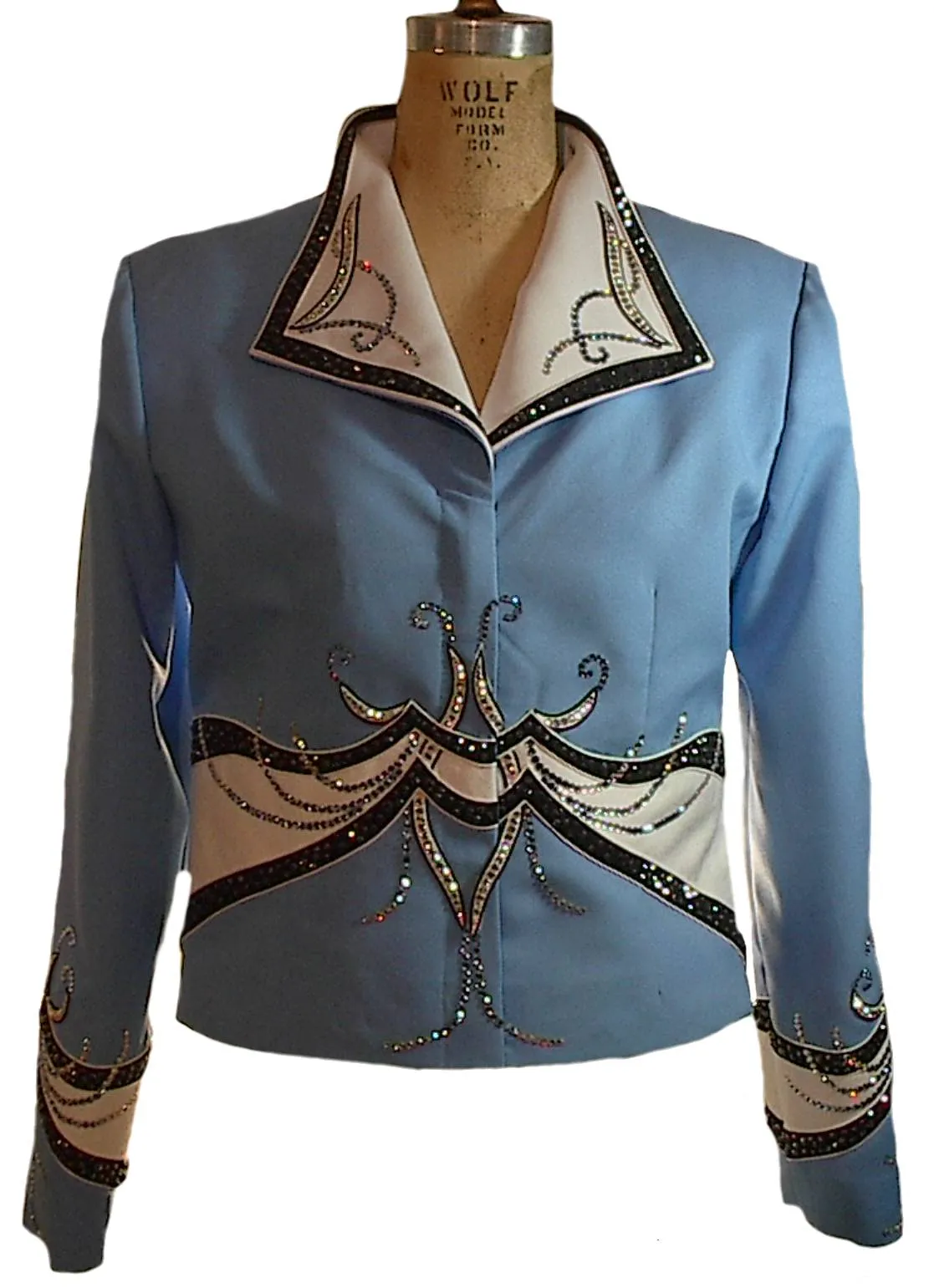 Blue Showmanship Outfit, Budget Friendly, Ladies L, 5080AB