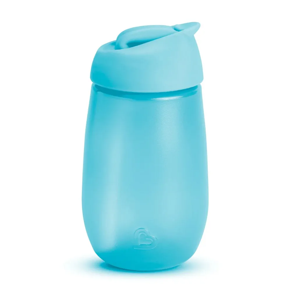 Blue Simple Clean Straw Cup- 296ml