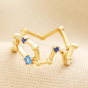 Blue Stone Constellation Ring