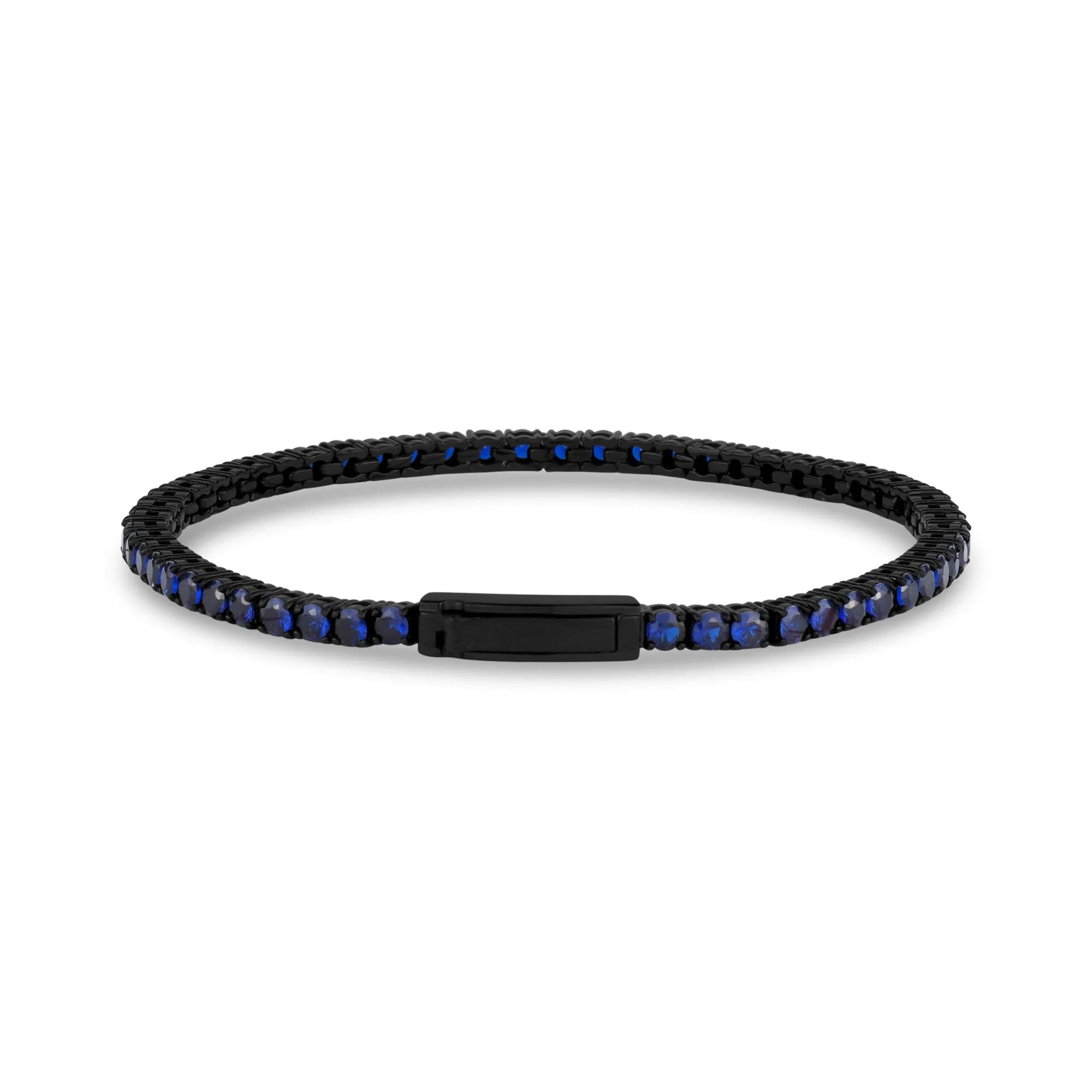 Blue Stone Tennis Bracelet | 3mm