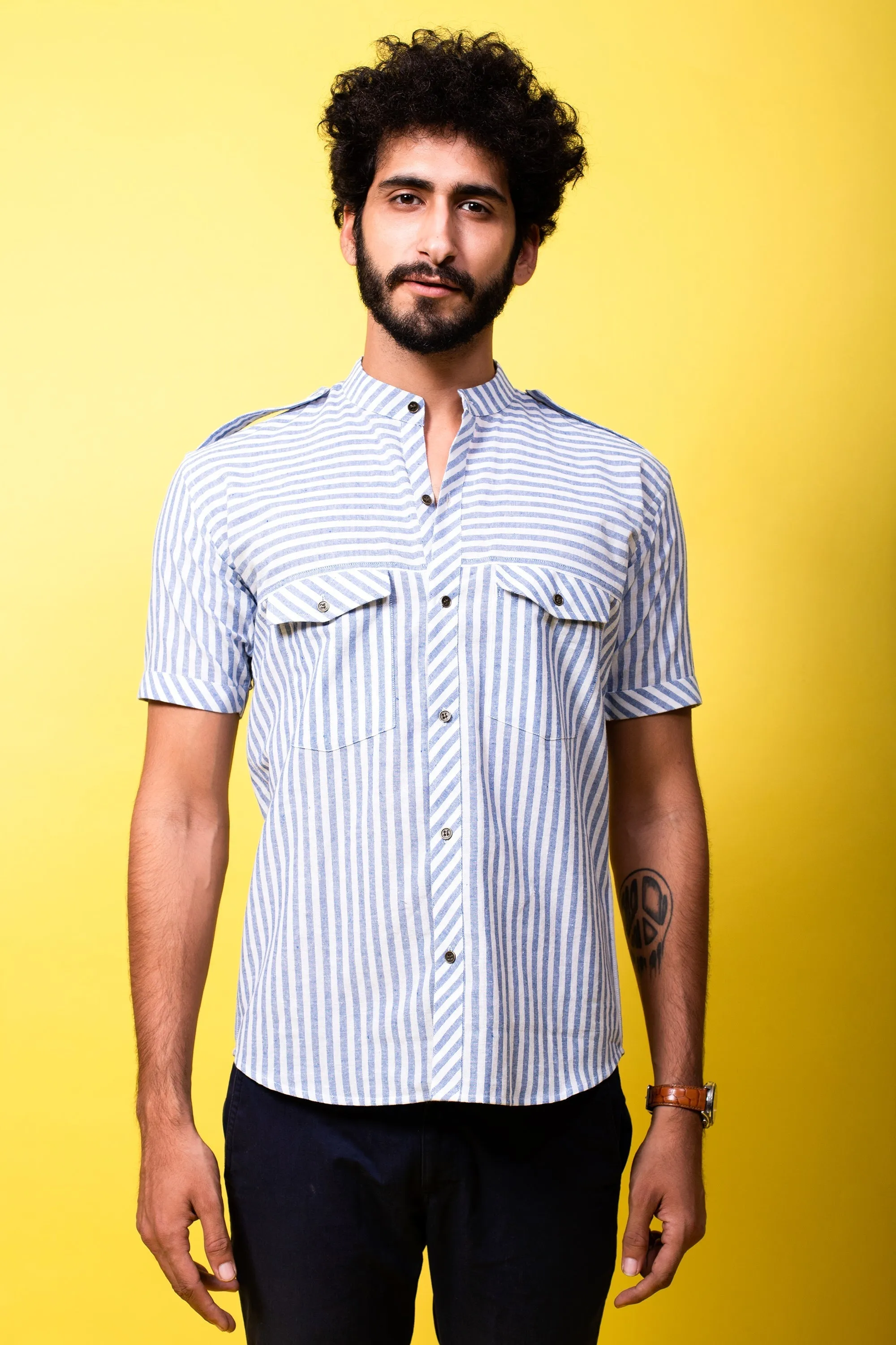 Blue Stripes Shirt