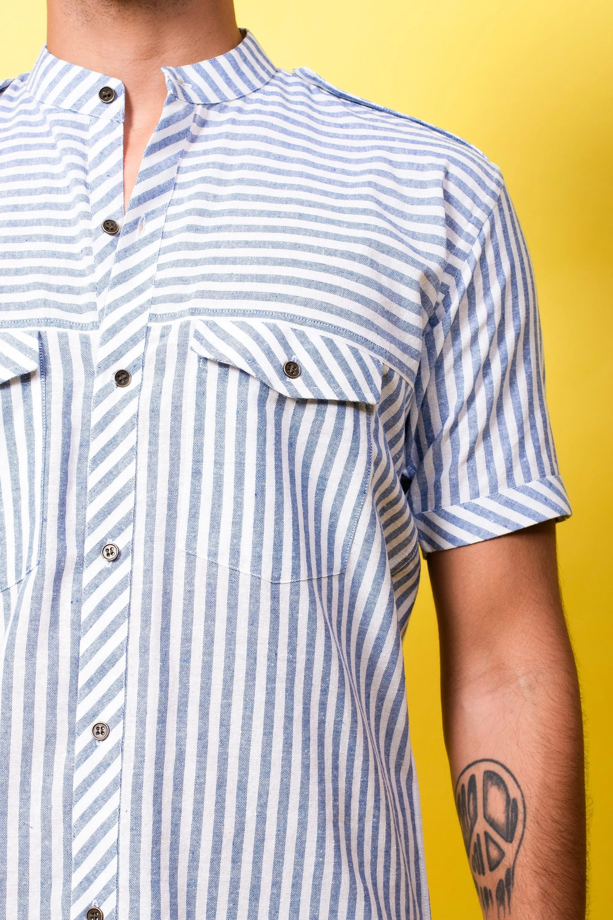 Blue Stripes Shirt