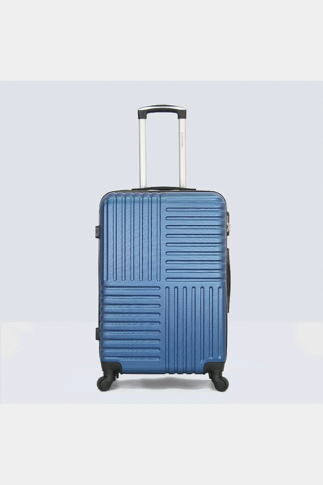 Blue Textured Trolley Set (3 Piece)