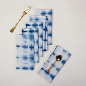 Blue Tie Dye Soft Cotton Reusable Rumal (Napkins)