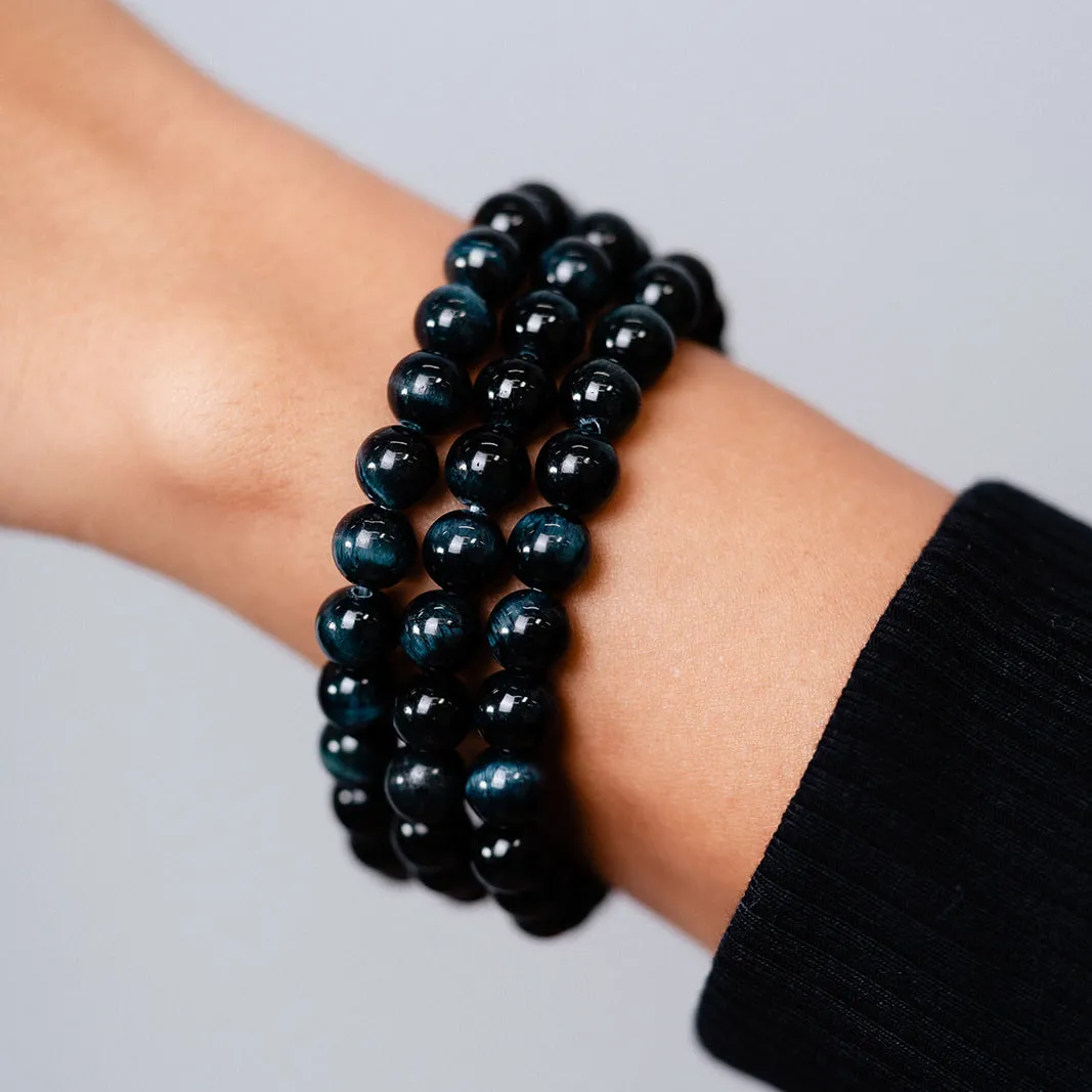 Blue Tigers Eye Bracelet