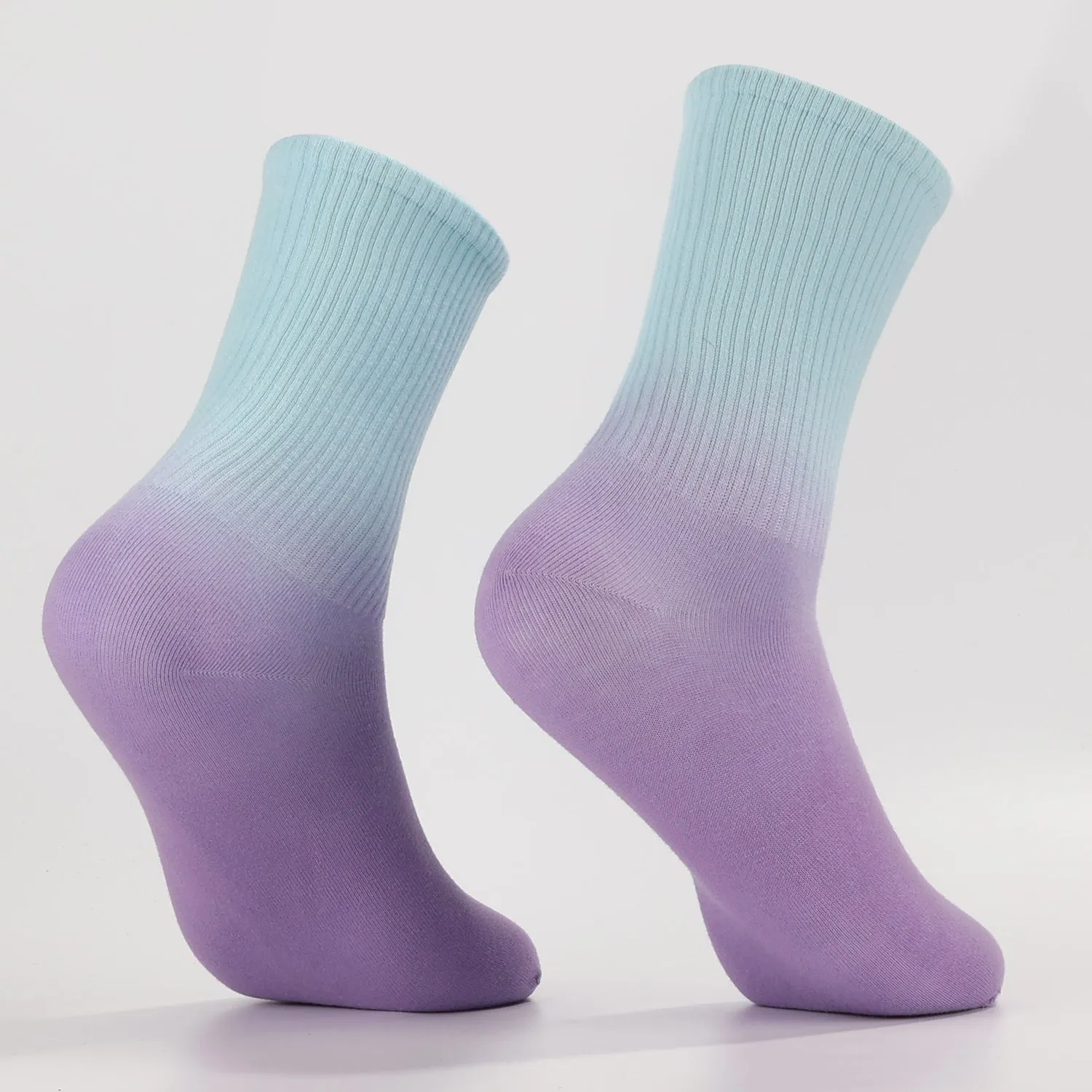 Blue to Purple Socks