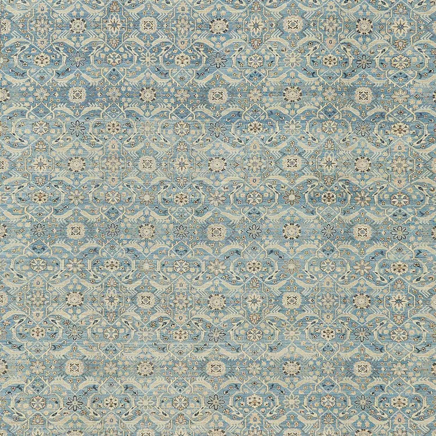 Blue Traditional Wool Rug - 11'7" x 18'2"