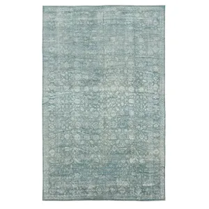 Blue Transitional Wool Rug - 17'9" x 28'2"