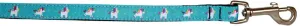 Blue Unicorn Nylon Pet Leash 5-8in By 4ft